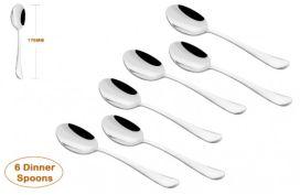 stainless steel dinner spoon