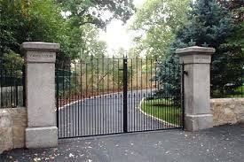 stainless Gates ,stainless Pillars