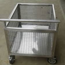 Stainless Steel Mesh Trolley