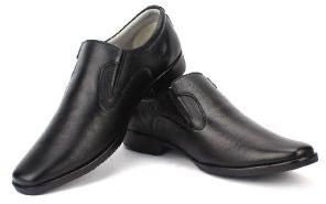 Men's Forever Leathers Black Shoe(FL-173)