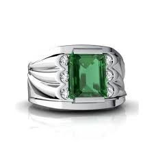 EMERALD GENTS RINGS