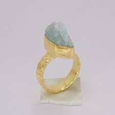 Aquamarine Gemstone Fashion Ring