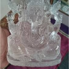 Crystal Ganesha Sculpture