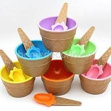 Colorful Ice Cream Bowl