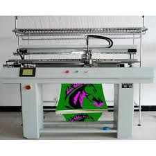 semi automatic flat knitting machine