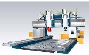 Twin Heads With Rotary Table Gantry Machine