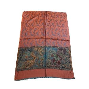 Embroidered Silk Stole