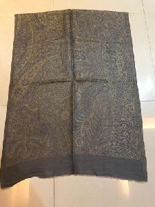 Grey Pashmina Shimmer Work Stole