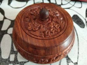 Wooden Sindoor Box