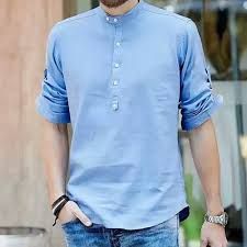 Mens Half Kurta