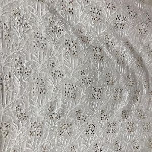 Embroidered Georgette Fabric