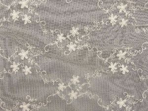 EMBROIDERED POLYESTER FABRIC