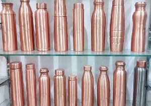 Plain Copper Water Bottle