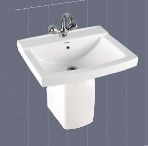 Selvi Half Pedestal Wash Basin