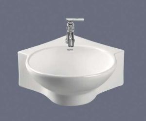 Stingo Corner Wall Hung Wash Basin