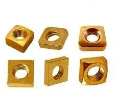 Brass Golden Square Nuts