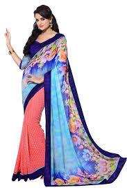 Printed saree