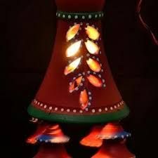 Terracotta Bell Lamps