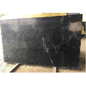 Spider Black Marble Slab