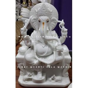 Lord Ganesh marble idol
