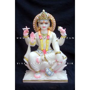 White Marble Vishnu ji statue