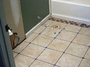 bathroom floor tiles