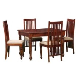 4 Seater Wooden Dining Table Set 01 4 Seater Wooden Dining Table Set 01