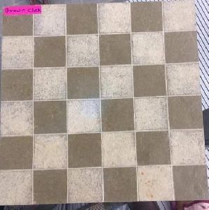 Brown Check Kota Stone Tiles