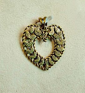Gold Plated Brass Pendant