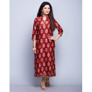 Banarasi Silk Kurti