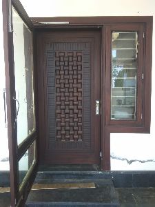 Fine teakwood door