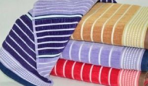 Striped Jacquard Towels