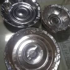 silver laminated dona plate