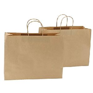 Plain Paper Bag With Handle