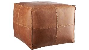 Leather Ottoman