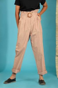 Brown High Waist Pant