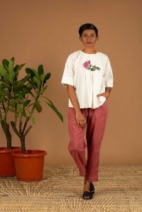 Cotton Poplin Top