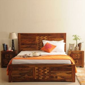 Solid Wood Bed