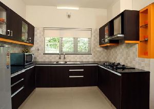 u shaped modular kitchen