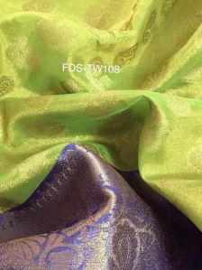 Exclusive pretty zari weaves tissue weaving sarees