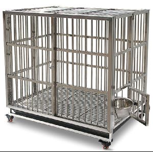 steel dog cage