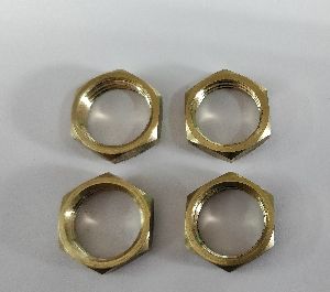 Brass Hexagon Locknut (Half Nut) Metric