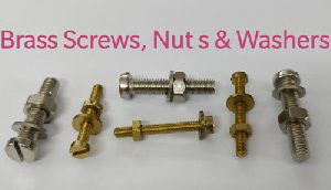 Brass Screws with Nut and Washers