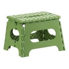 plastic folding stool