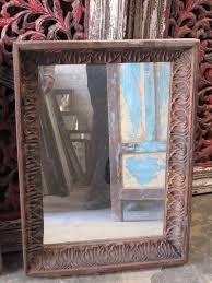 Wooden Recycle Mirror Frame