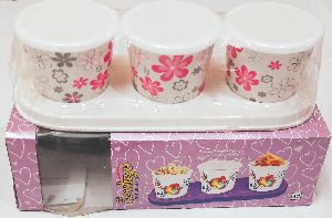 Glass Pudding Set