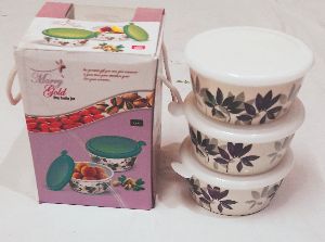 Glass Pudding Set