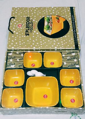 Glass Pudding Set