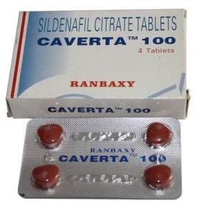 Caverta Slidenafil 100mg Tablet