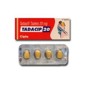 Tadacip Tadalafil 20mg tablets